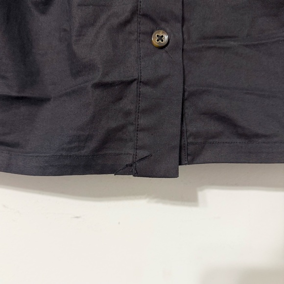 Lovers and Friends Blessed Black Puff Sleeve Button Down Dress - Picture 6 of 7